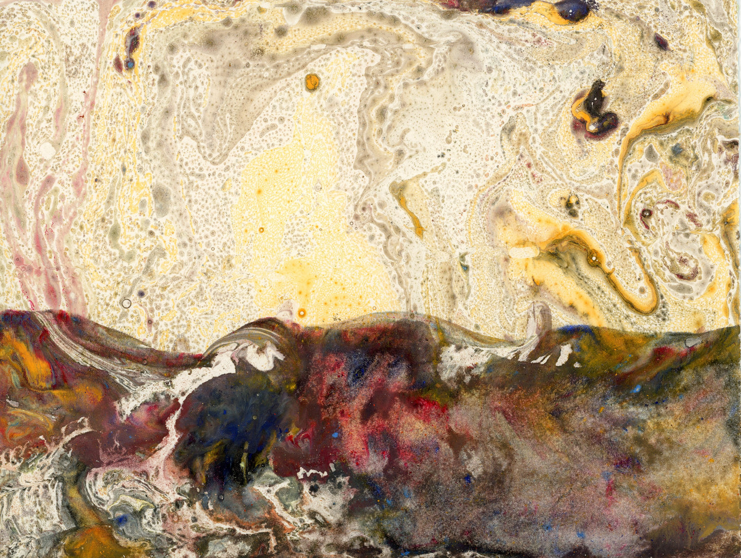 Limited Edition - Brown Land 2 - Aluminium 60x80 cm