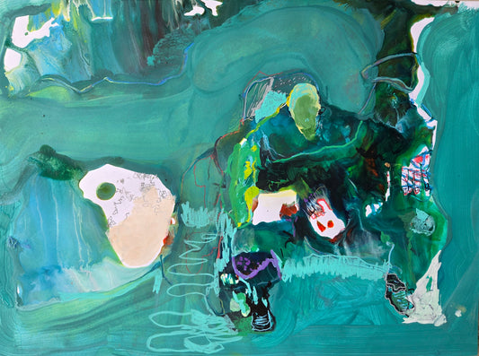Oeuvre originale - Pouring - L'homme de l'ombre