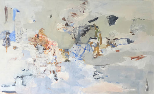 Oeuvre originale sur toile - Un si long hiver - Lettre à Jeanne