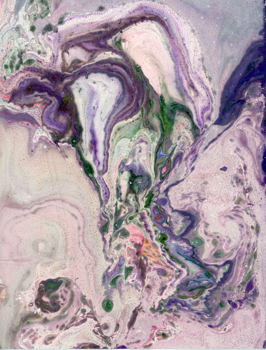 Radiographie d'une fleur - Iris 1